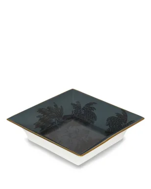 ETRO イラストプリント磁器トレイ（24×24cm）- グリーン - サムネイル1