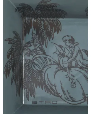 ETRO イラストプリント磁器トレイ（24×24cm）- グリーン - サムネイル3