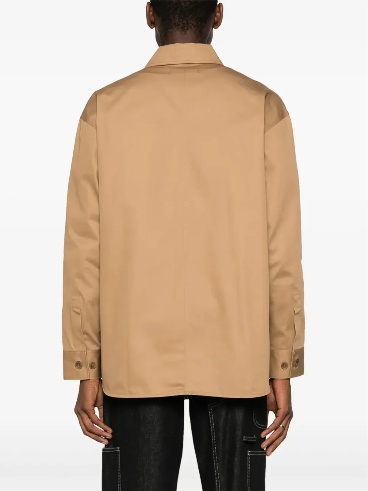 Maison Kitsuné フォックスヘッド ギャバジン オーバーシャツ - 画像4