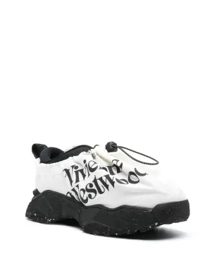 Vivienne Westwood ロゴプリント レイヤード スニーカー - ブラック - サムネイル2