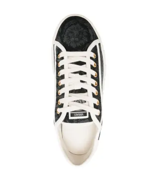 Versace バロッコ グレカ スニーカー - ブラック - サムネイル4