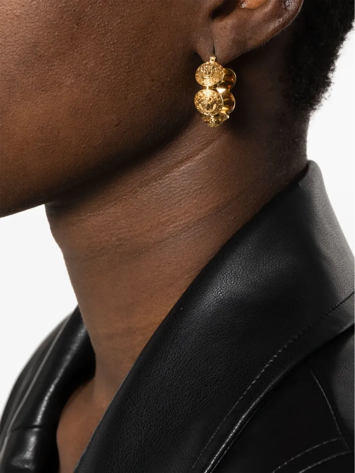 Versace トリビュート メデューサ フープイヤリング - 画像2