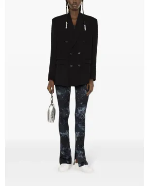 Off-White スプリットフレアレギンス - ブラック - サムネイル2