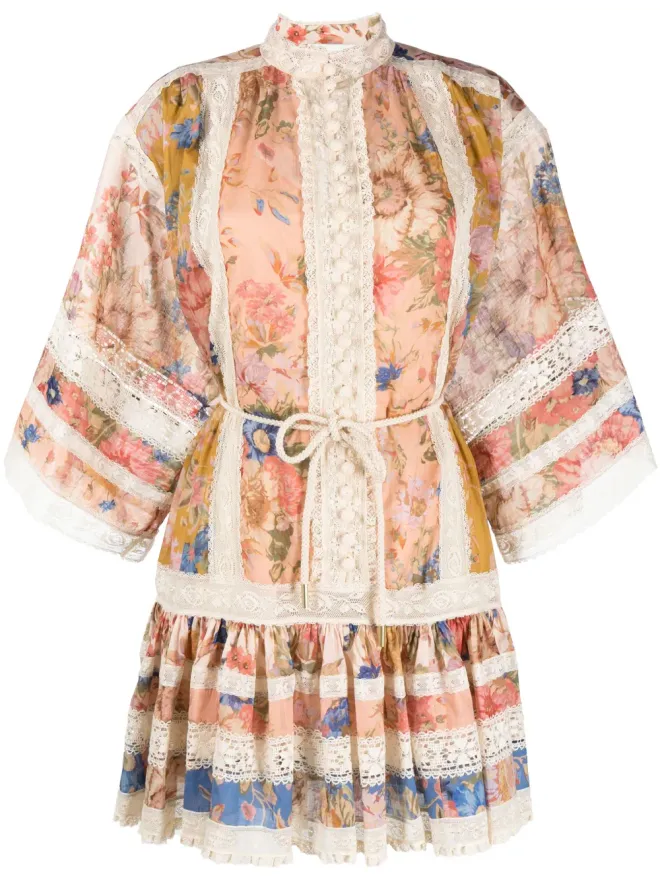 Zimmermann ZIMMERMANN Cira Lanternショートドレスの商品画像