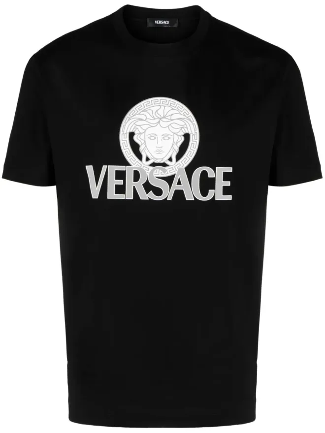 VERSACE Versace メデュサ ロゴプリント Tシャツの商品画像