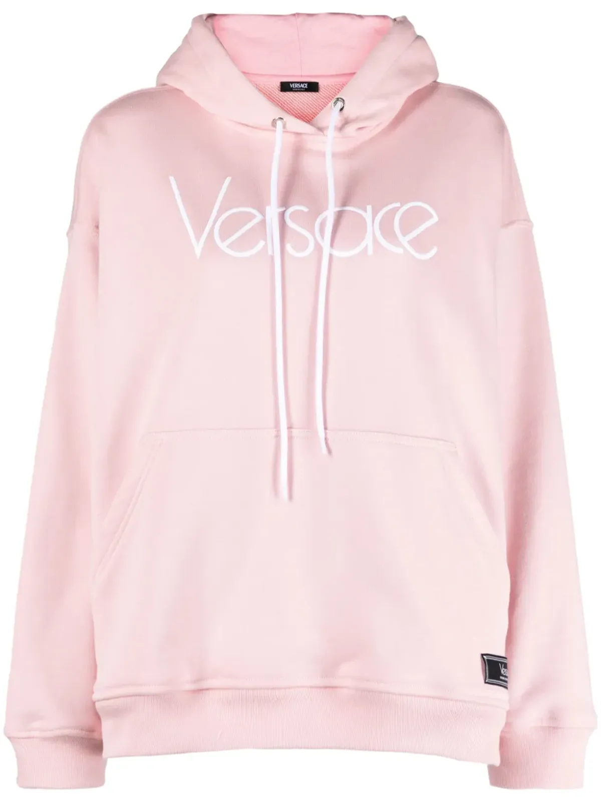 Versace 1978 Re-Edition ロゴ刺繍フード付きパーカー - 画像1