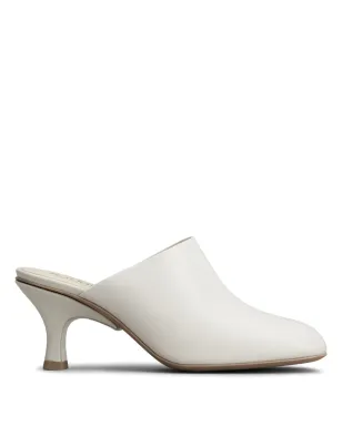 Tod's 65 レザー ミュール ホワイト - サムネイル1