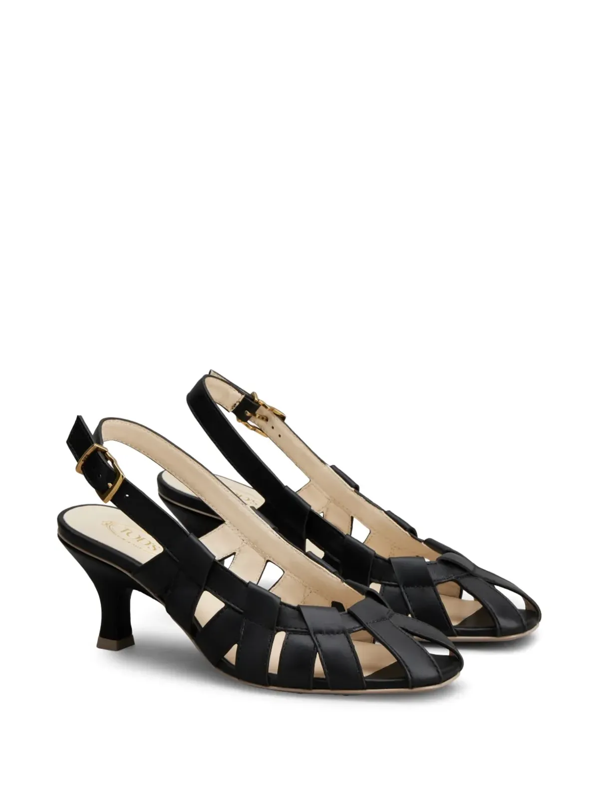 Tod's カットアウト・スリングバック レザーパンプス - 画像2