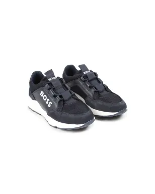 BOSS Kidswear ロゴプリント スリップオンスニーカー - サムネイル1