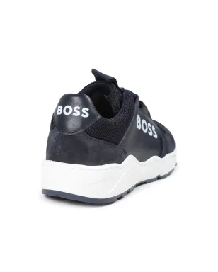 BOSS Kidswear ロゴプリント スリップオンスニーカー - サムネイル3