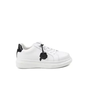Karl Lagerfeld Kids ロゴプリント レザー スニーカー - サムネイル2