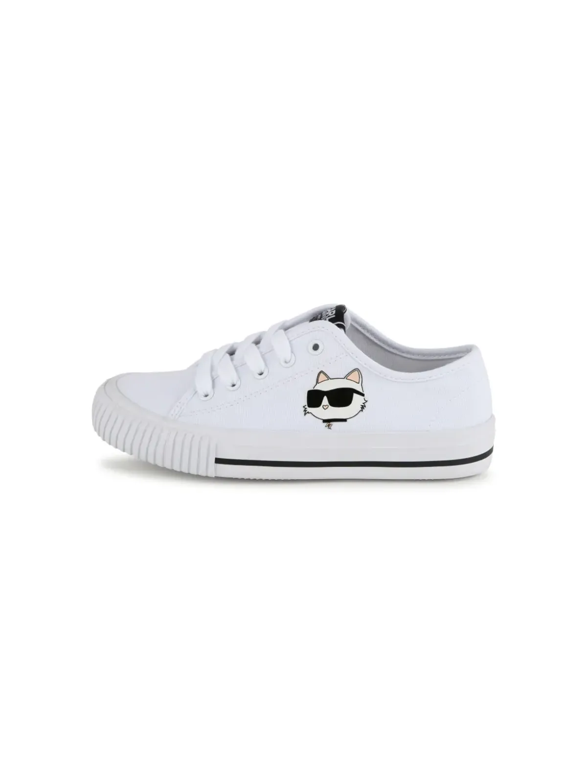 Karl Lagerfeld Kids K/IKONIK ロー・トップスニーカー - 画像5