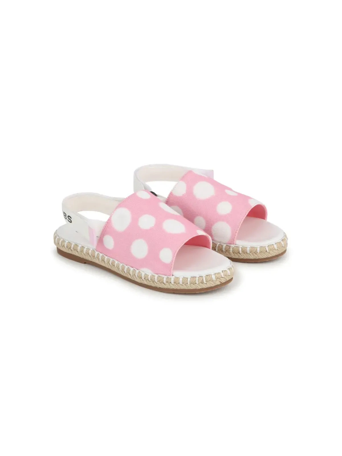 Marc Jacobs Kids ポルカドットキャンバスサンダル - 画像1