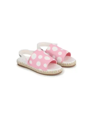 Marc Jacobs Kids ポルカドットキャンバスサンダル - サムネイル1