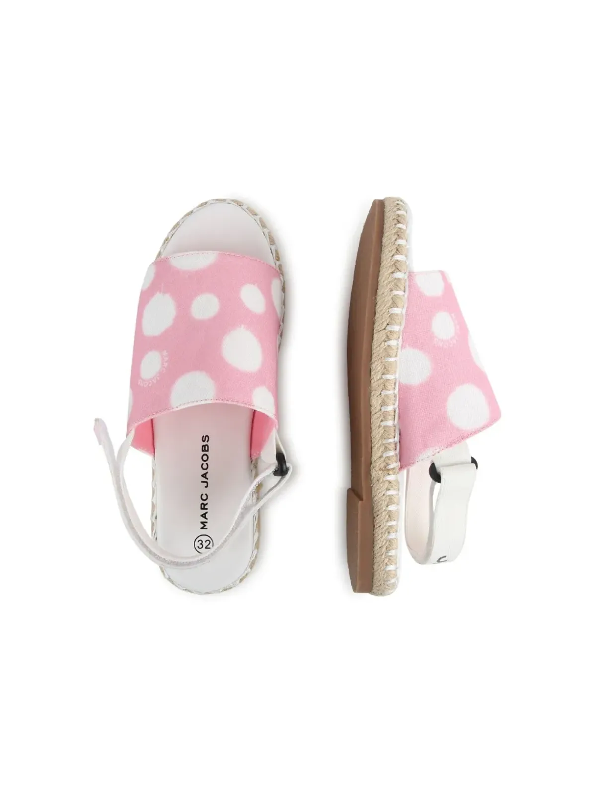 Marc Jacobs Kids ポルカドットキャンバスサンダル - 画像5