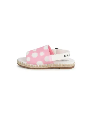 Marc Jacobs Kids ポルカドットキャンバスサンダル - サムネイル4