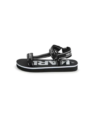 Karl Lagerfeld Kids ロゴプリント オープントゥ サンダル - サムネイル5