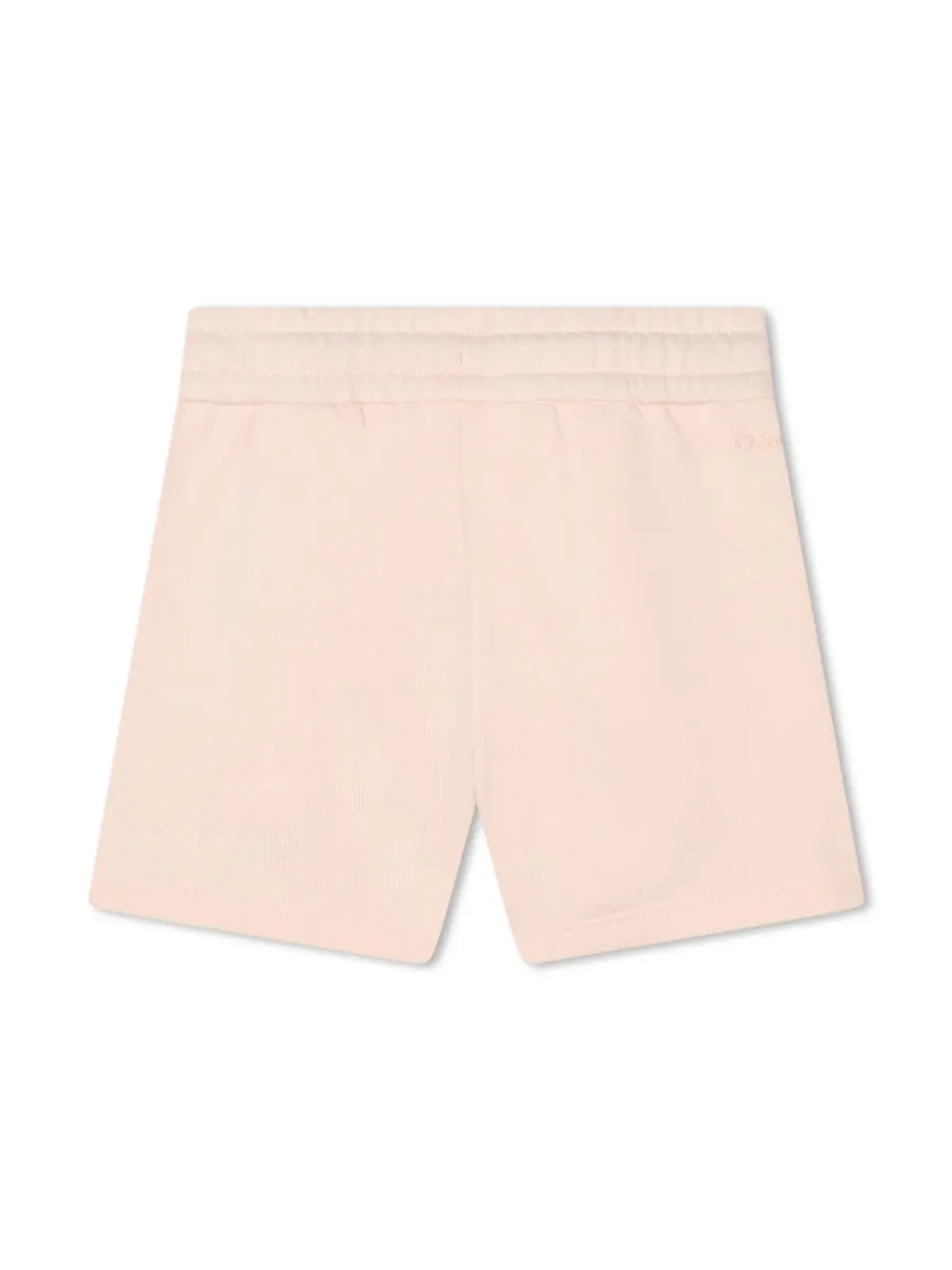 Chloé Kids eyelet-detail track shorts - Pink - 画像2