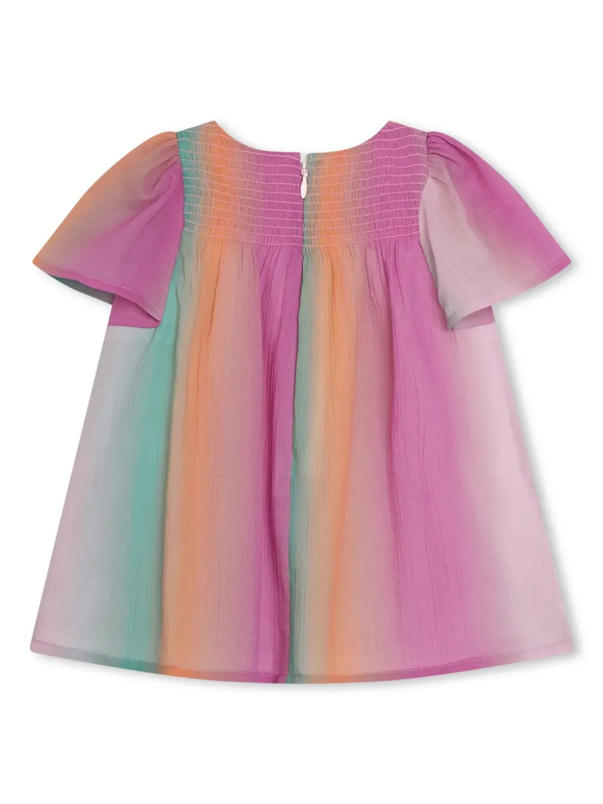 Chloé Kids グラデーション風スモックドレス - 画像2