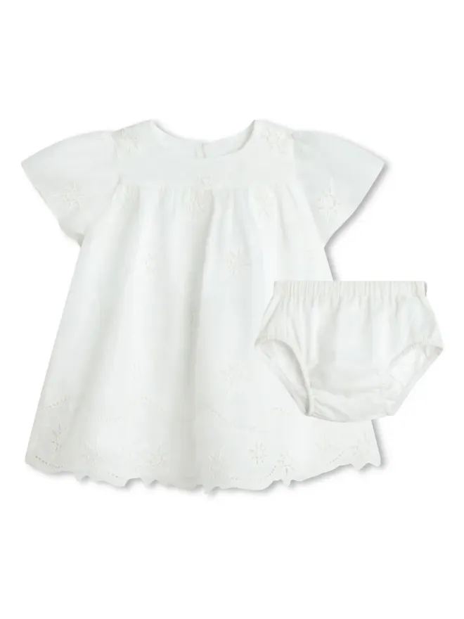 Chloé Kids Chloé Kids ショートスリーブ オーガニックコットン ドレスセットの商品画像