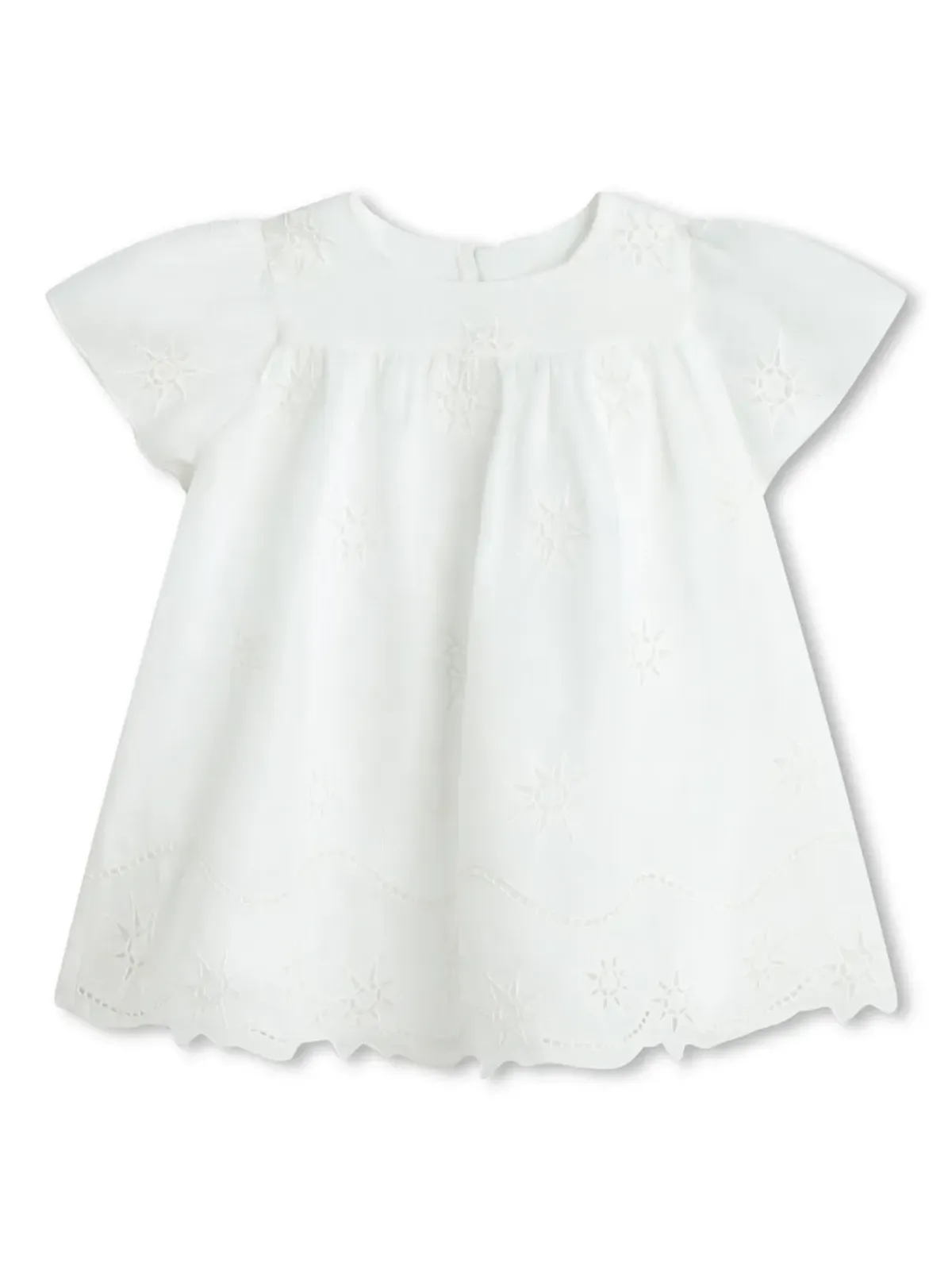 Chloé Kids ショートスリーブ オーガニックコットン ドレスセット - 画像3