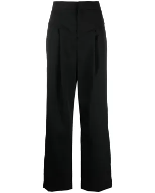 ISABEL MARANT Staya ウールパンツ ブラック - サムネイル1