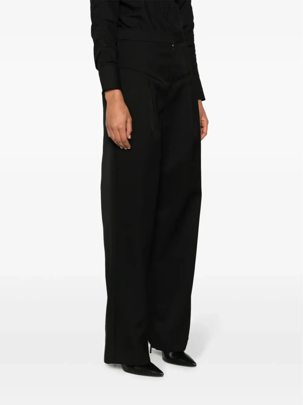 ISABEL MARANT Staya ウールパンツ ブラック - 画像3