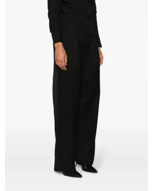 ISABEL MARANT Staya ウールパンツ ブラック - サムネイル3