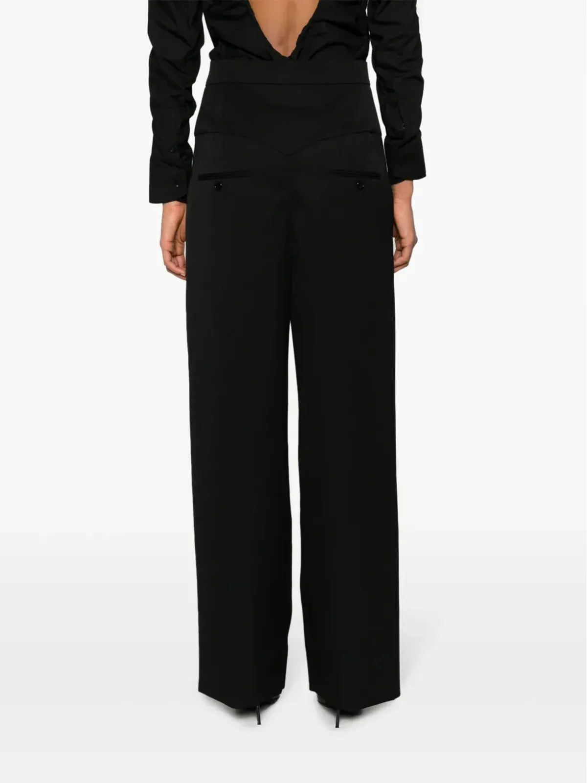 ISABEL MARANT Staya ウールパンツ ブラック - 画像4