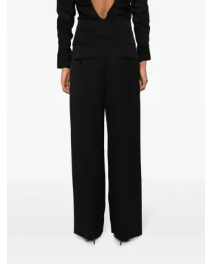 ISABEL MARANT Staya ウールパンツ ブラック - サムネイル4