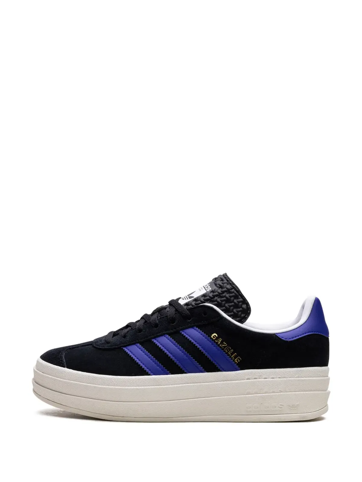 adidas Gazelle Bold ブラック/ルシッドブルー スニーカー - 画像4