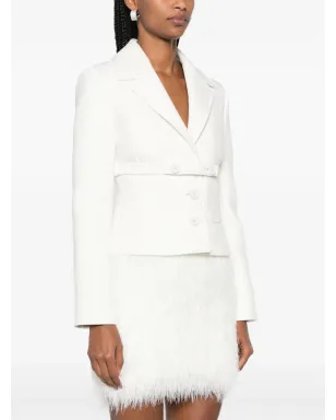 Courrèges ノッチド・ラペル シングルブレスト ブレザー - サムネイル3