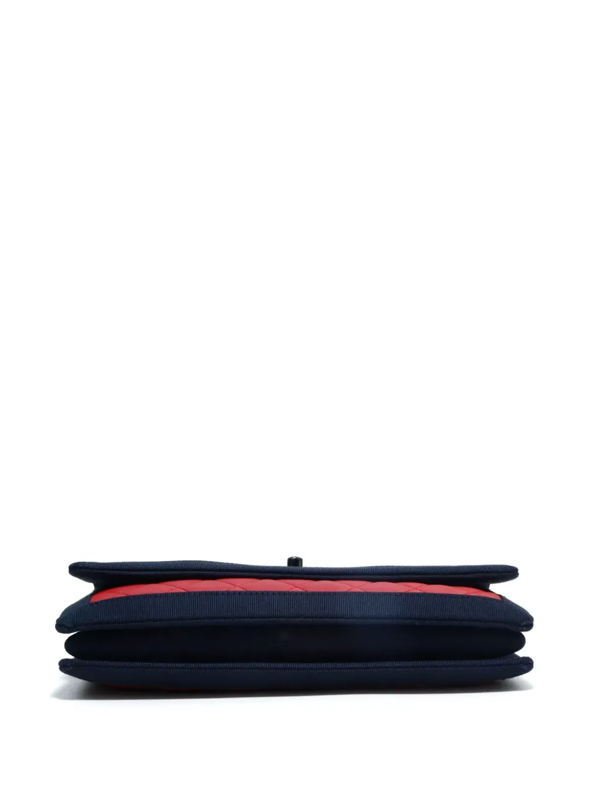 CHANEL ビンテージ 2015 ダイヤモンドキルト フラップショルダーバッグ - レッド - 画像5