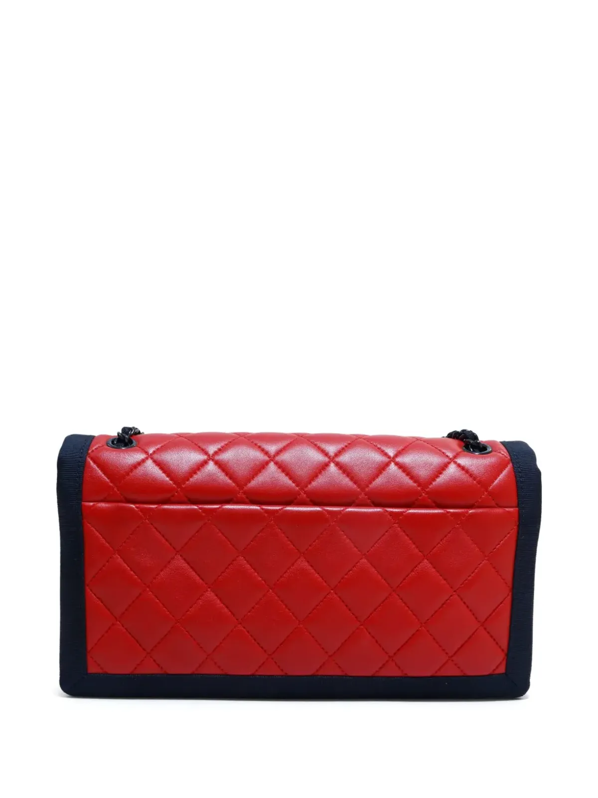 CHANEL ビンテージ 2015 ダイヤモンドキルト フラップショルダーバッグ - レッド - 画像2