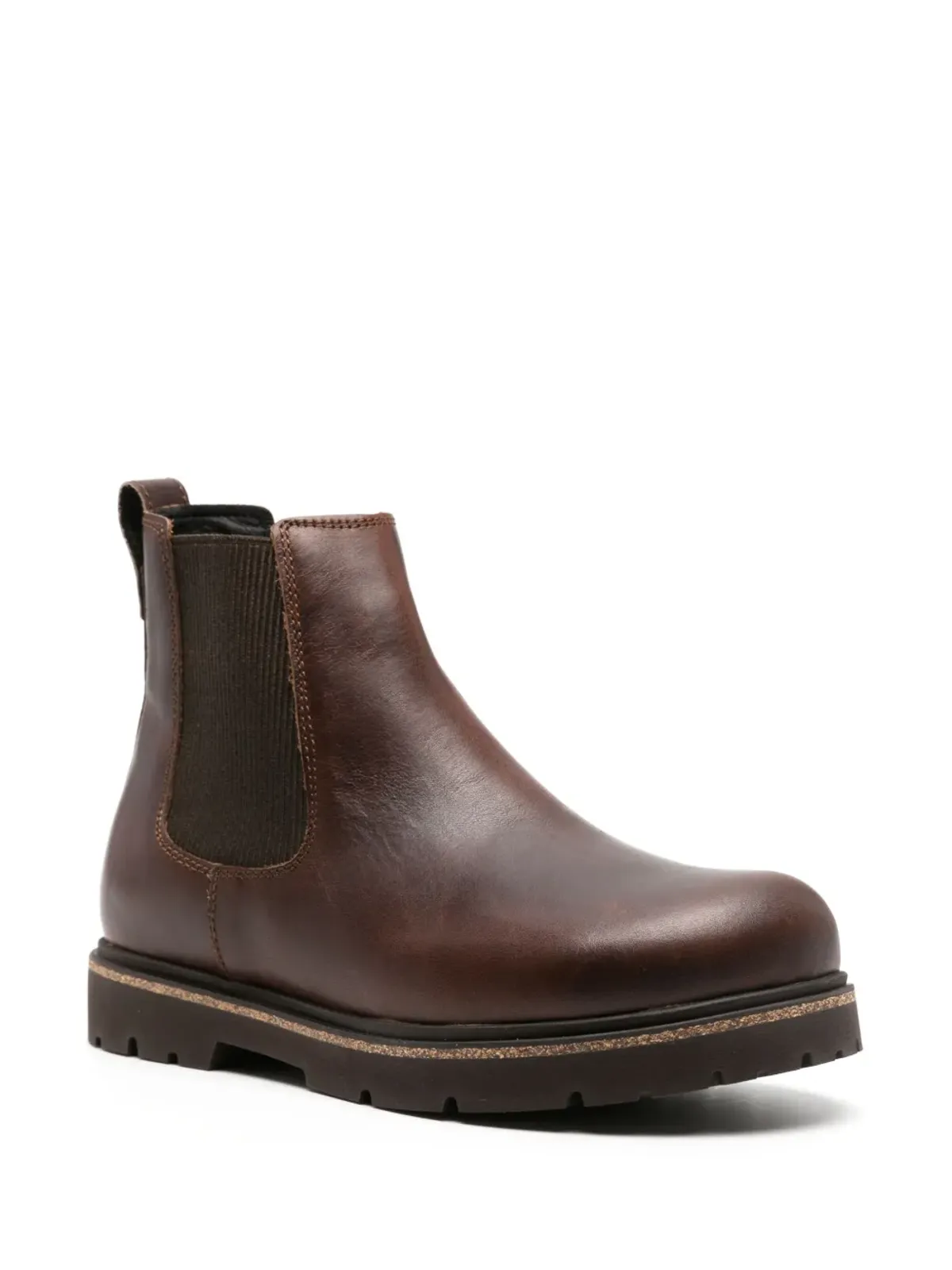 Birkenstock ハイウッド スリップオン レザーブーツ - ブラウン - 画像2