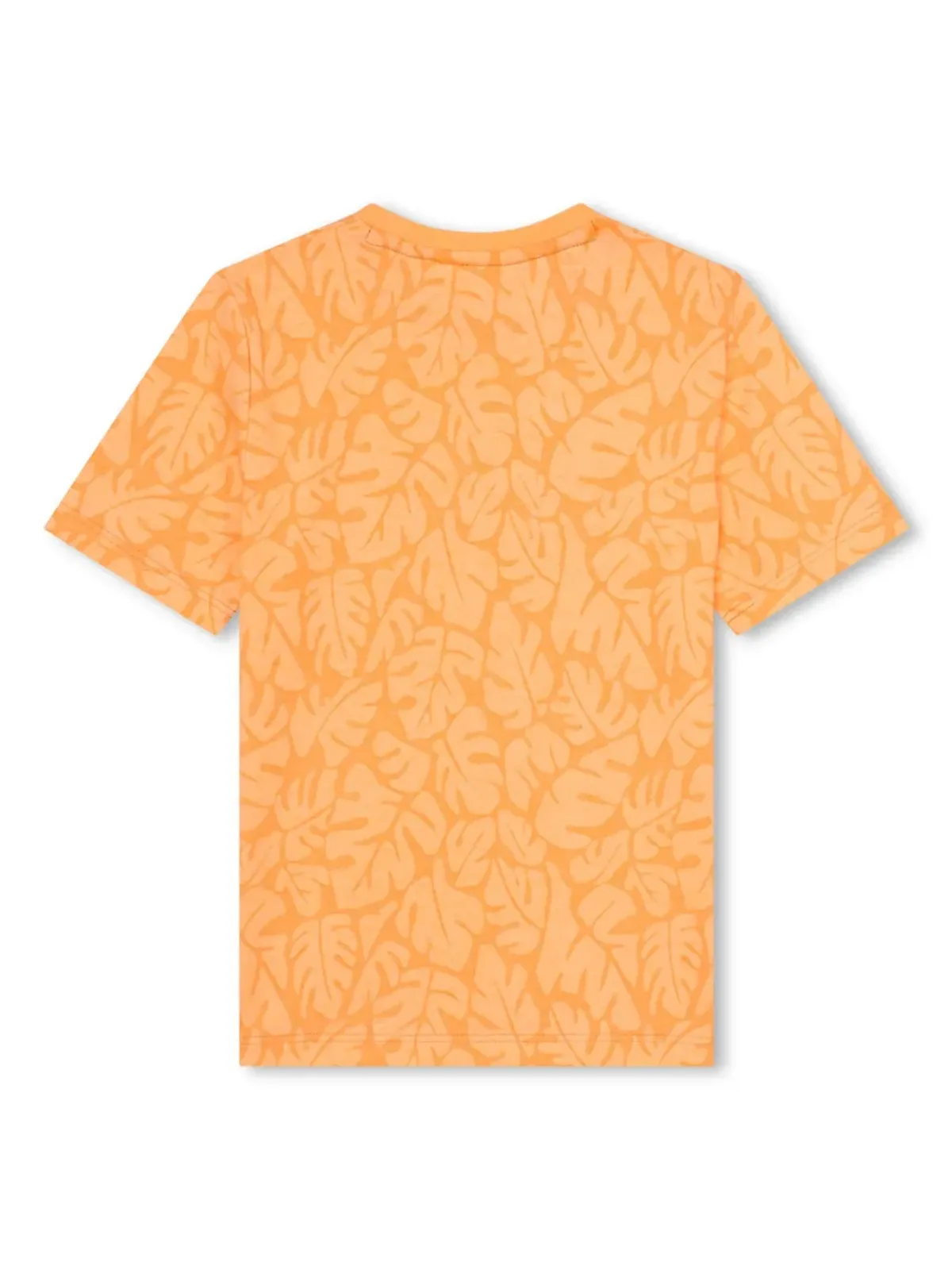 BOSS Kidswear リーフプリント コットンTシャツ - 画像2