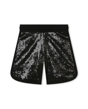 Marc Jacobs Kids スパンコール付きドローストリングショーツ - サムネイル1