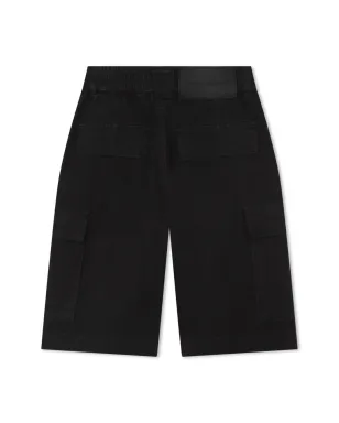 Marc Jacobs Kids ripstop cotton Bermuda cargo shorts - Black - サムネイル2