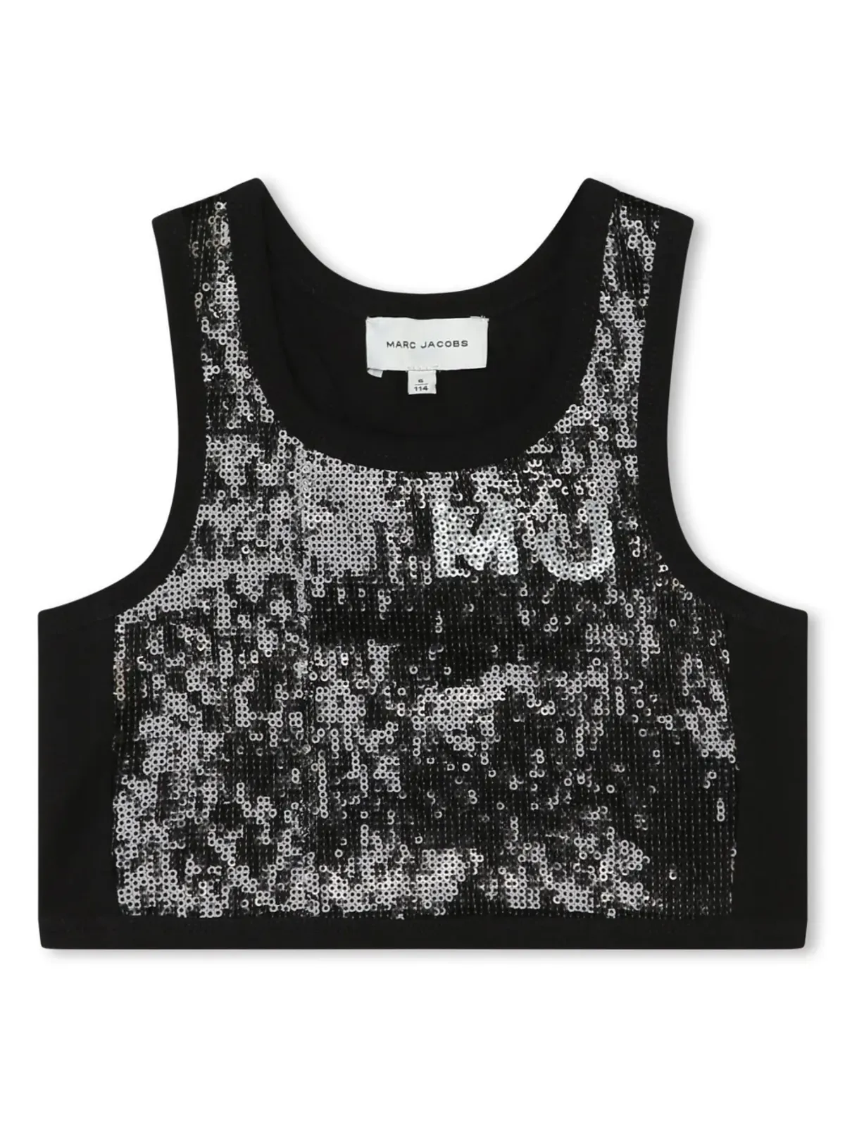 Marc Jacobs Kids スパンコール装飾タンクトップ - Black - 画像1