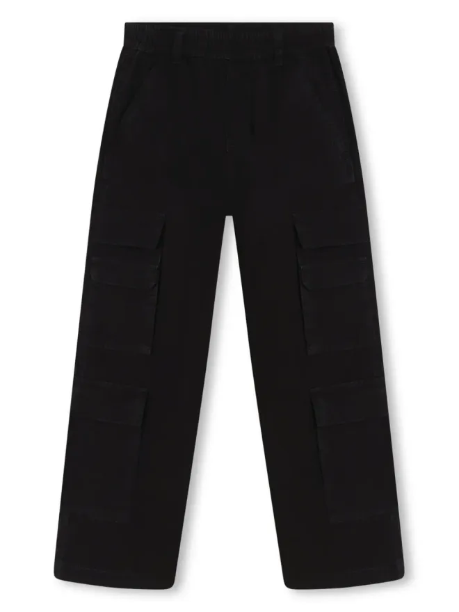 Marc Jacobs Kids Marc Jacobs Kids ロゴパッチ カーゴパンツの商品画像