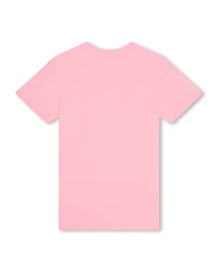 Marc Jacobs Kids ロゴプリント コットンドレス ピンク - サムネイル2