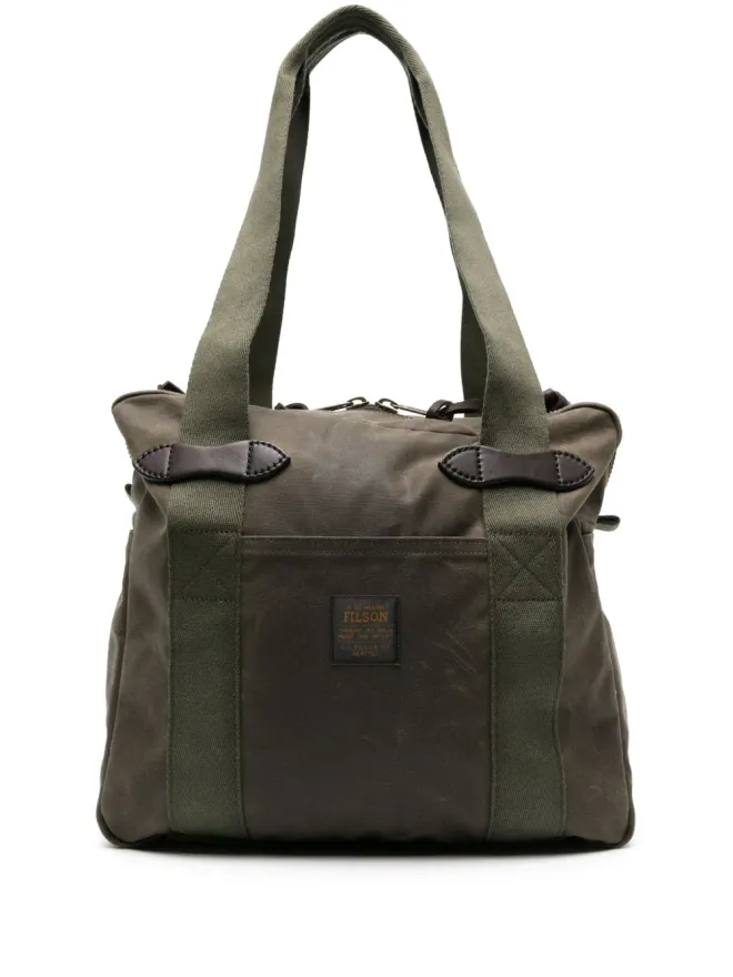 Filson Filson Cloth logo-patch tote bag - Greenの商品画像