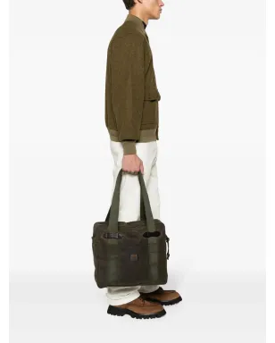 Filson Cloth logo-patch tote bag - Green - サムネイル2