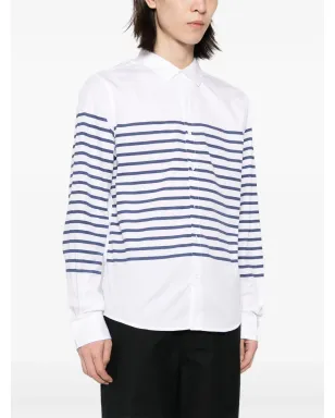 Private Stock Monty cotton shirt - Blue - サムネイル3