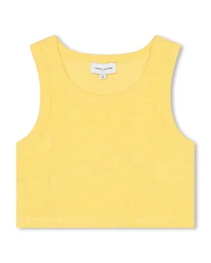 Marc Jacobs Kids ロゴジャガード クロップトップ - サムネイル1