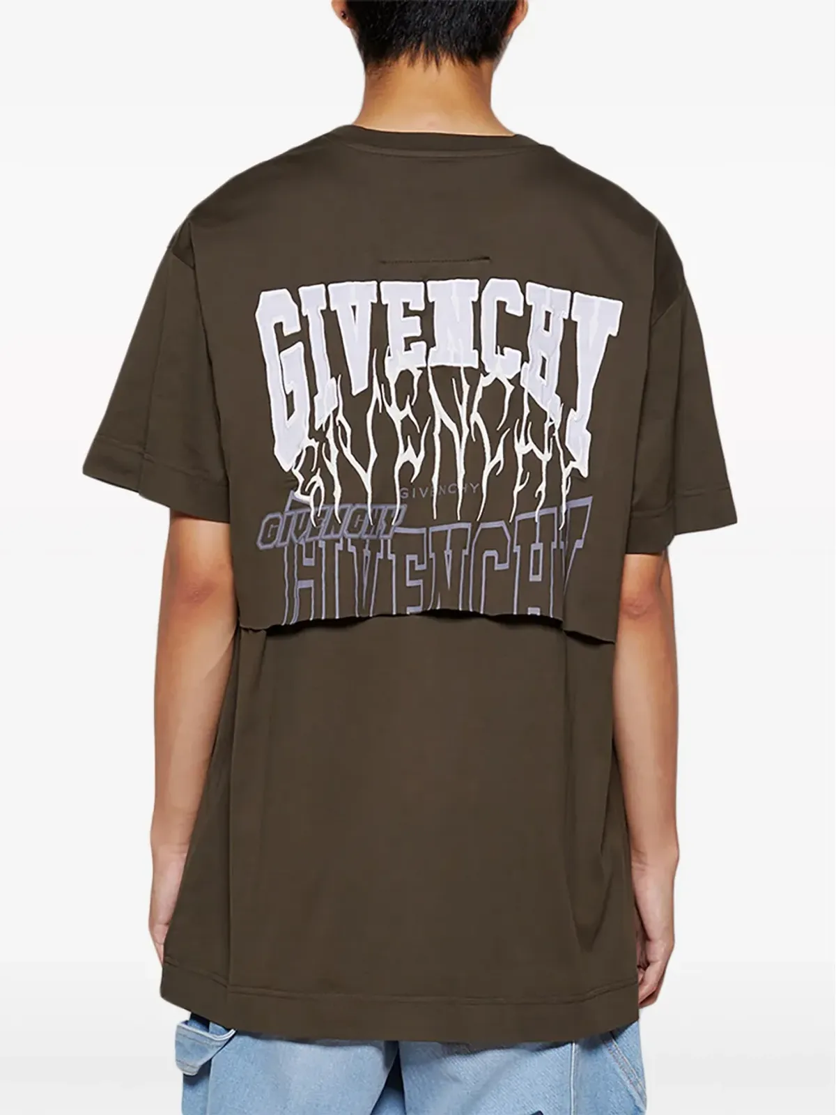 Givenchy レイヤード コットン Tシャツ - 画像5