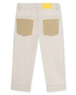 Marc Jacobs Kids ロゴパッチストレートレッグパンツ - サムネイル2