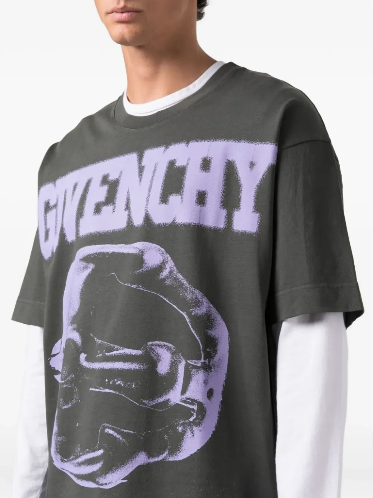 Givenchy グラフィックプリント コットン Tシャツ - 画像5