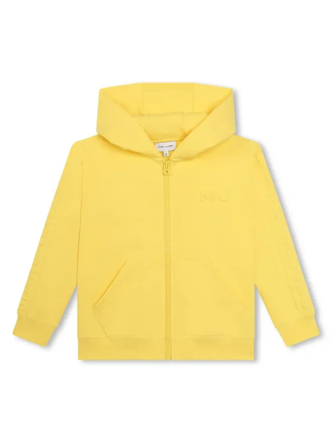 Marc Jacobs Kids Marc Jacobs Kids ロゴエンボス ジップアップ フーディの商品画像