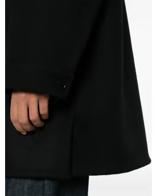 Jil Sander ジップアップ ウールコート ブルー - サムネイル5